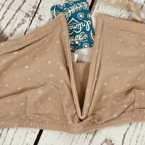 Free People Intimately Bandeau Bra X-Small Sierra Convertible Antique Shell - Picture 4 of 10